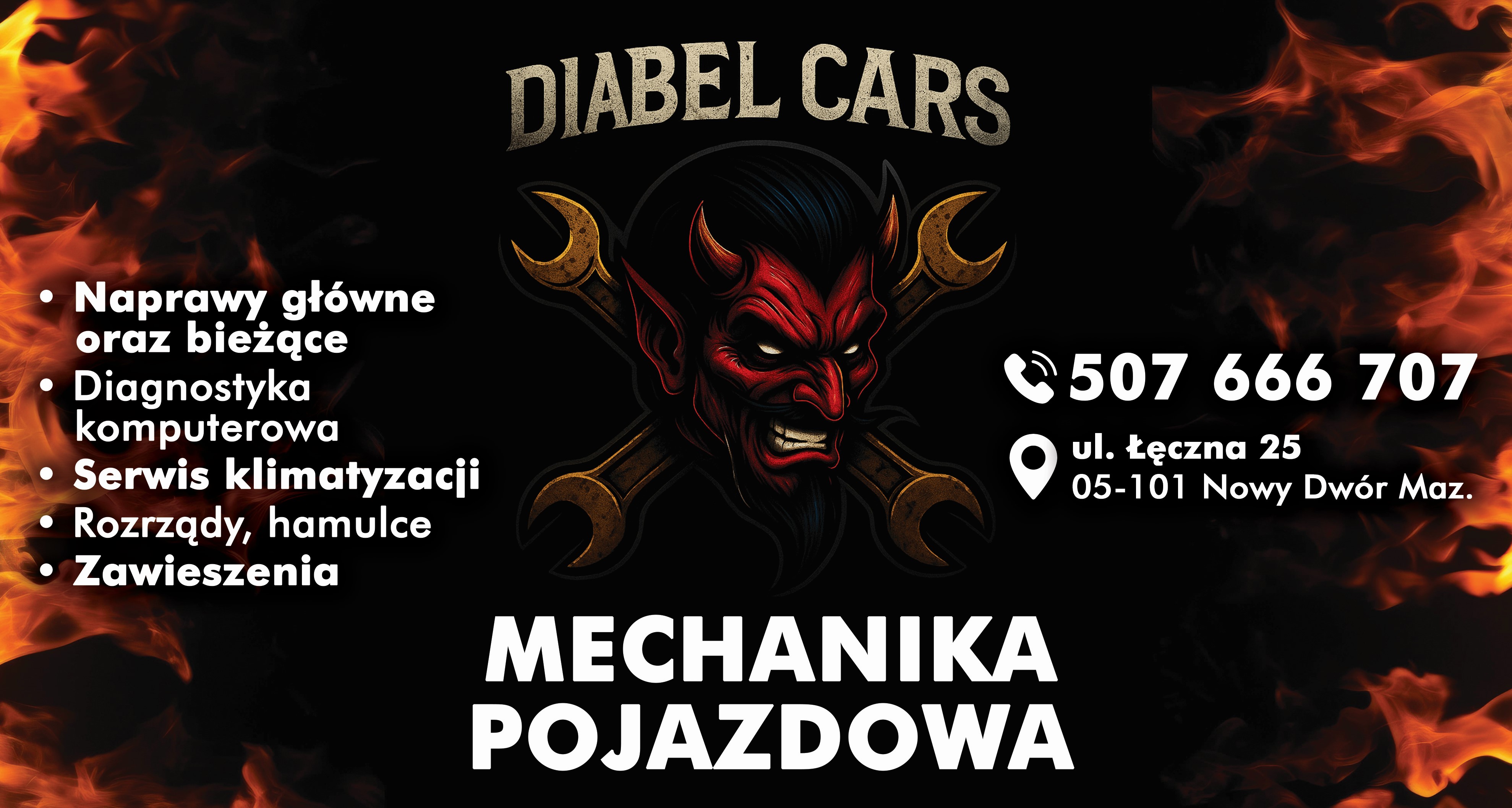 Diabel Cars Mechanika Pojazdowa - warsztat samochodowy NOWY DWÓR MAZOWIECKI warsztat samochodowy NOWY DWÓR MAZOWIECKI