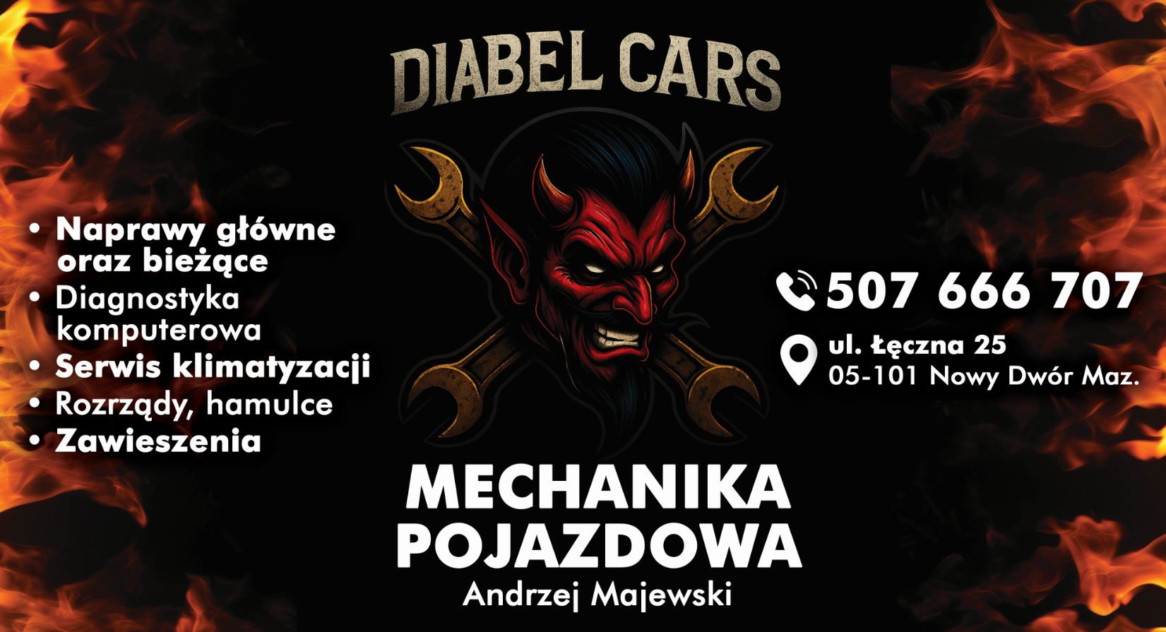 Diabel Cars Mechanika Pojazdowa - warsztat samochodowy NOWY DWÓR MAZOWIECKI warsztat samochodowy NOWY DWÓR MAZOWIECKI